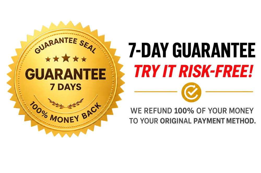 7-day money-back guarantee