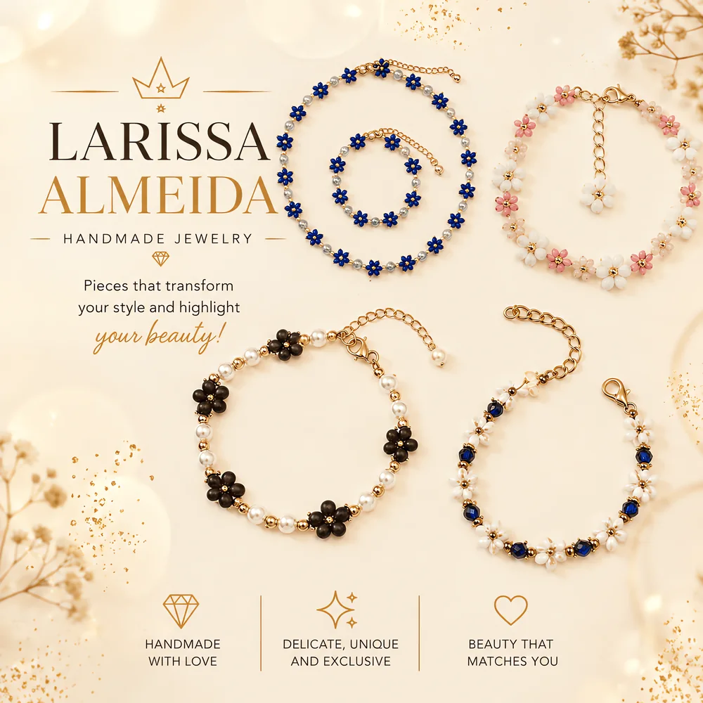 Handmade bracelets by Larissa Almeida